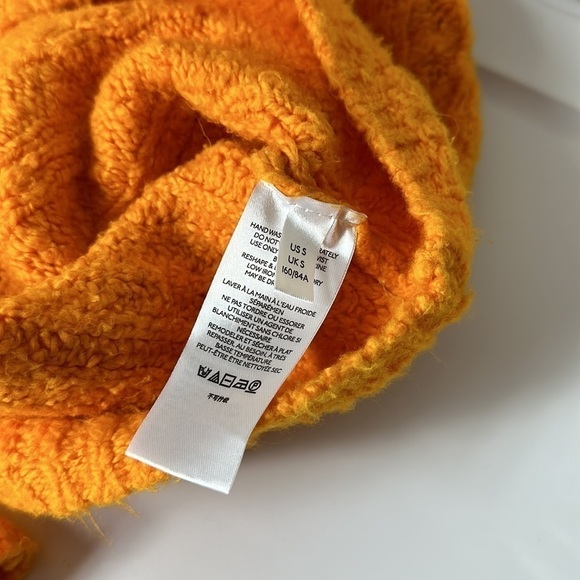 Urban Outfitters Adeline Mock Neck Sweater Orange Small - Picture 5 of 6